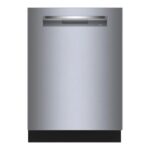 Bosch 24 Top Control Dishwasher with Pocket Handle and Flexible 3rd Rack 800 Series - 42 dBA - Stainless Steel