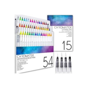 Highly structured learning system to build fundamental watercolor painting techniques and develop your skills fast. Access your watercolor lessons online and get painting and progressing FAST! Details are included on the back of the box and pad.