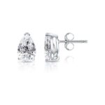 Carat Lab Grown Diamond Pear Shape Stud Earrings