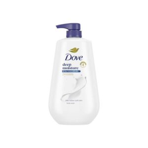 Dove Beauty Deep Moisture Body Wash Nourishes the Driest Skin 24hr Lotion-Soft Skin - 30.6 fl oz
