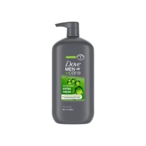 Dove Men+Care Extra Fresh Refreshing Body & Face Wash Pump - Sulfate Free - 30 fl oz