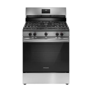 Frigidaire 30 Freestanding Gas Range with Quick Boil and 5 Sealed Gas Burners - Stainless Steel