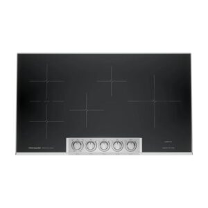 Frigidaire 36 Professional Series Induction Cooktop with 5 Cooking Elements - Black with Stainless Steel Trim