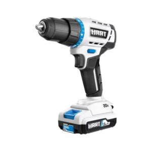 HART 20-Volt 1:2-inch Cordless Drill:Driver Kit, (1) 1.5Ah Lithium-Ion Battery, Gen 2