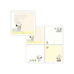 Hallmark Snoopy Memo Pad, Yellow