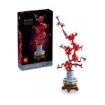 Icons Plum Blossom Flower Decor Display Set for Office Decor