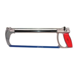 K Tool 12 Hacksaw with High Speed Steel Blade and Tubular Frame