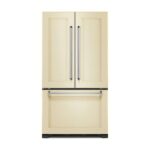 KitchenAid 36 Counter Depth French Door Refrigerator with Interior Dispenser 22 cu. ft. - Custom Panel