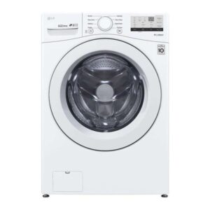 LG 27 Front Load Washer 4.5 cu. ft. with 8 Wash Cycles and SenseClean - White