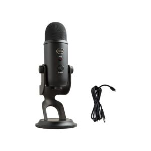Logitech for Creators Blue Microphones Yeti USB Microphone (Blackout)