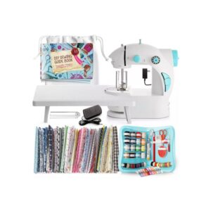Mini Portable Sewing Machine & Complete Supplies Kit for Beginners and Kids
