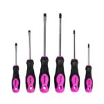 Original Pink Box 6-Piece Screwdriver Set w:Magnetic Tips