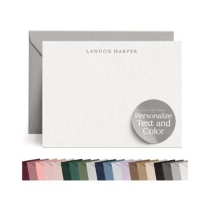 Personalized Stationery Notecards with Envelopes