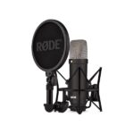 RODE NT1 Signature Series Condenser Microphone with SM6 Shockmount and Pop Filter - Black
