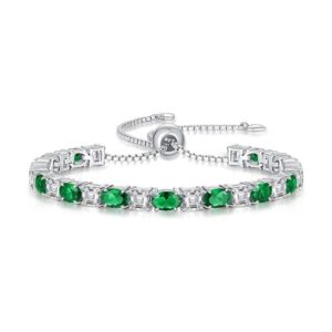 Sterling Silver Birthstone Bracelet