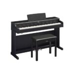 Yamaha Arius, Console Digital Weighted 88-Key Graded Hammer 3 Action, CFX Concert Grand Piano Sound, Includes Bench, Black